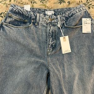 Check out these jeans! Good American brand- never worn! Size 14/32 length.